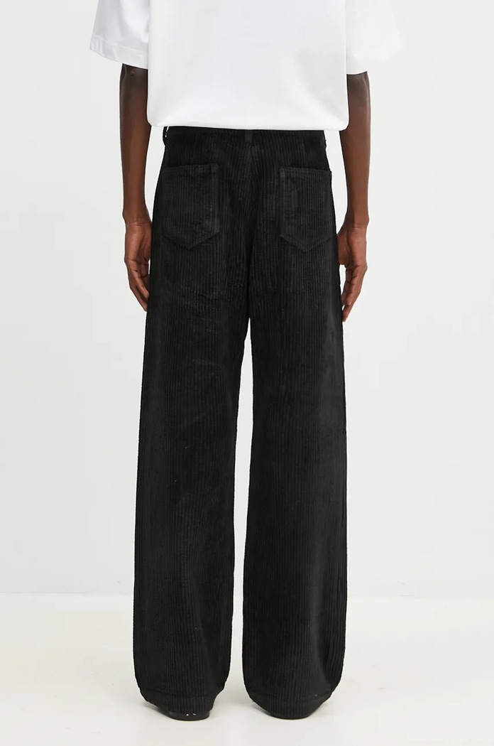 Clothing Rick Owens corduroy trousers Geth Jeans DU02D2351.HCF black