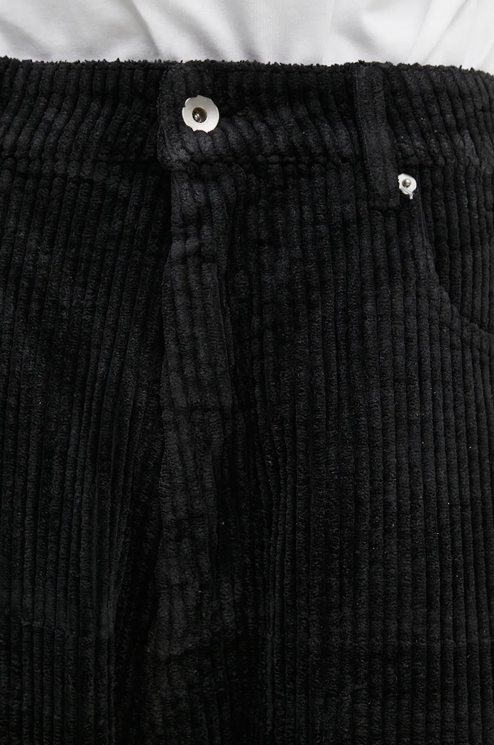 Rick Owens corduroy trousers Geth Jeans black DU02D2351.HCF