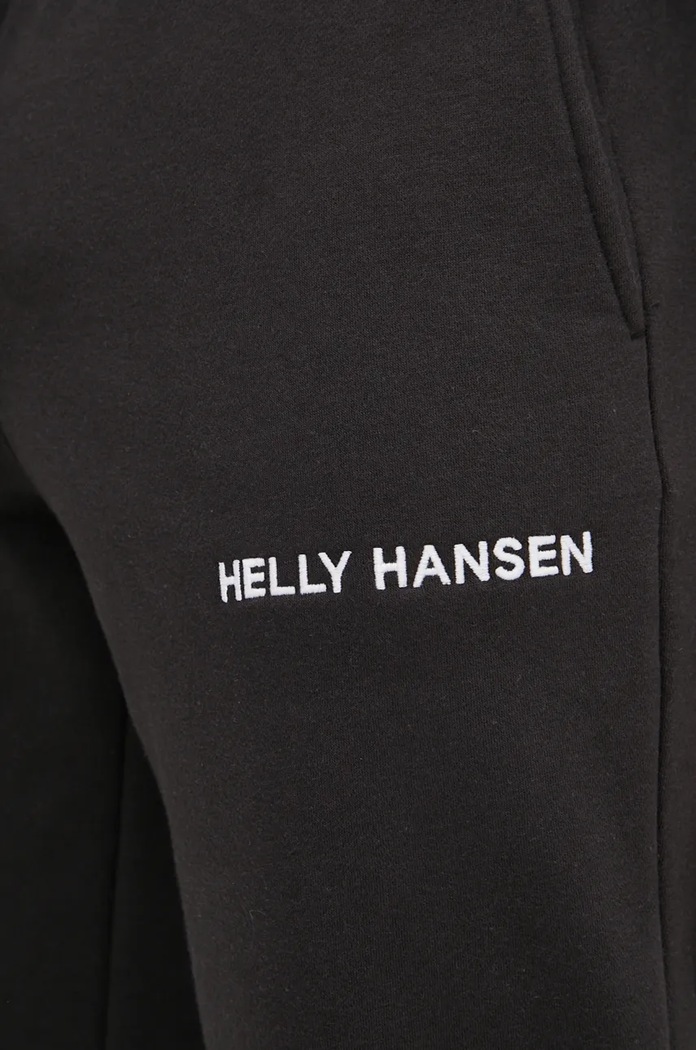 Спортен панталон Helly Hansen Cotton Fleece черен 54163