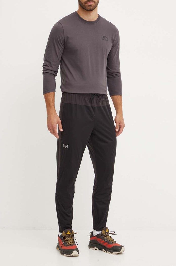 Helly Hansen spodnie dresowe Tech Trail z elastanem czarny 63355