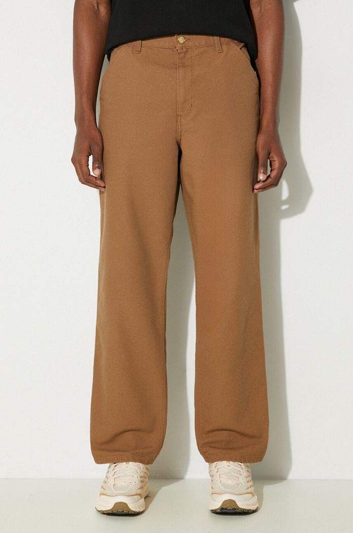 Памучен панталон Carhartt WIP Simple Pant памук кафяв I031220.HZ02