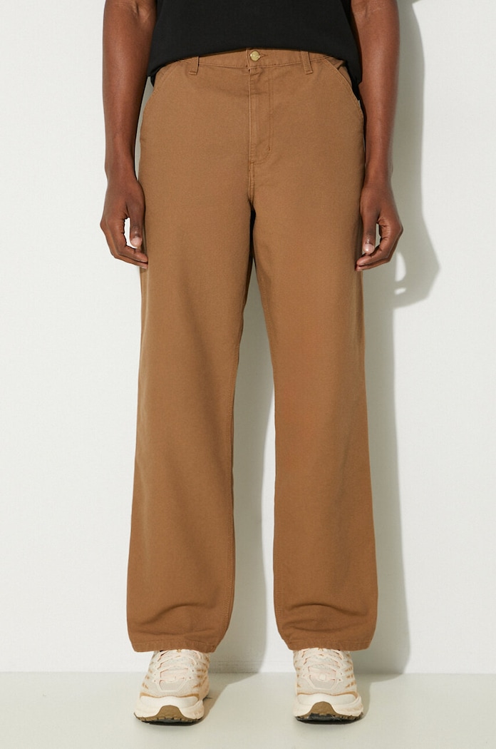 Памучен панталон Carhartt WIP Simple Pant памук кафяв I031220.HZ02