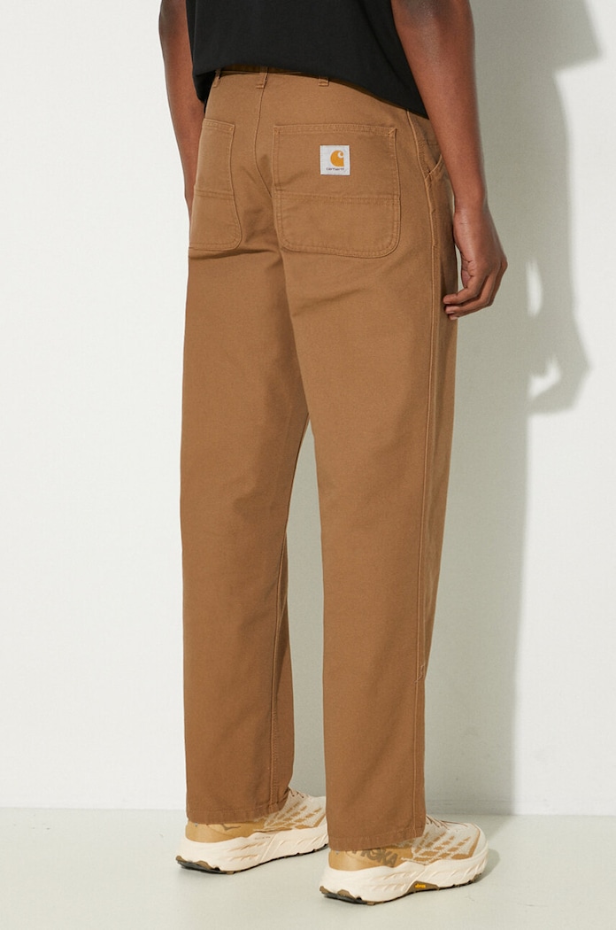 Дрехи Памучен панталон Carhartt WIP Simple Pant I031220.HZ02 кафяв