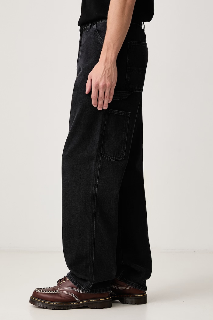Single Knee Pant relaxed fit džíny pánské Carhartt WIP I032024.8906 černá
