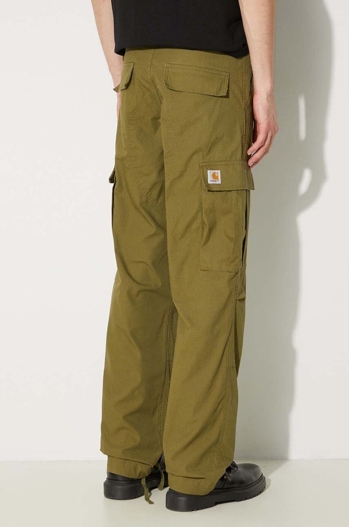 Clothing Carhartt WIP cotton trousers Regular Cargo Pant I032467.2BQ02 green