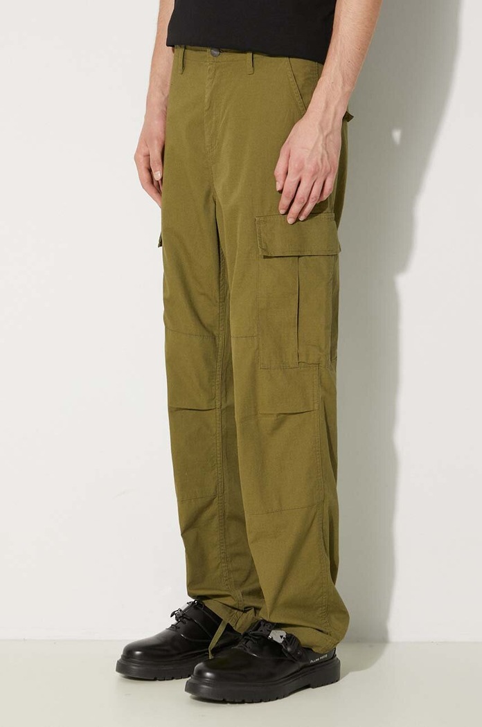 Carhartt WIP cotton trousers Regular Cargo Pant green I032467.2BQ02