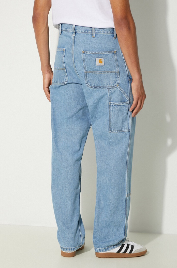 Clothing Carhartt WIP jeans Double Knee Pant I032699.0112 blue