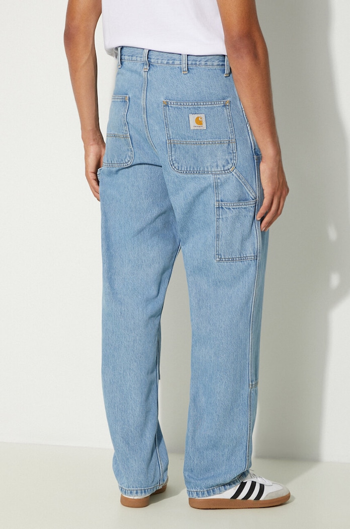 Clothing Carhartt WIP jeans Double Knee Pant I032699.0112 blue