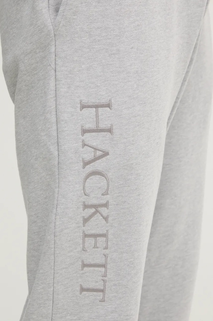 Памучен спортен панталон Hackett London HM581290 сив