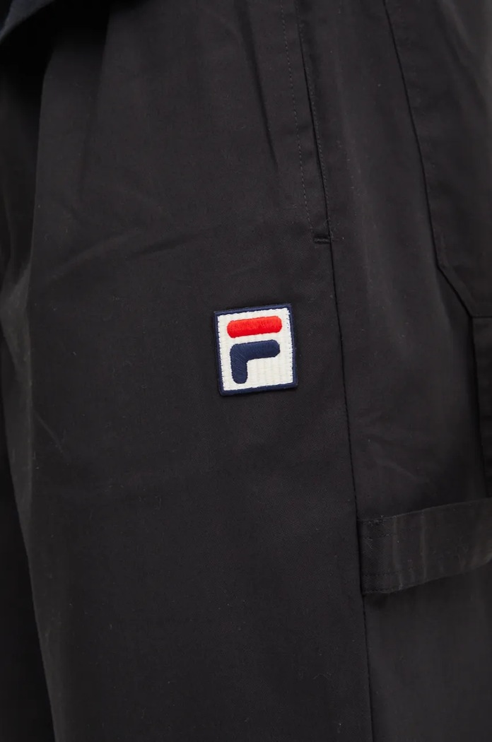 Hlače Fila Luguse crna FAM0771