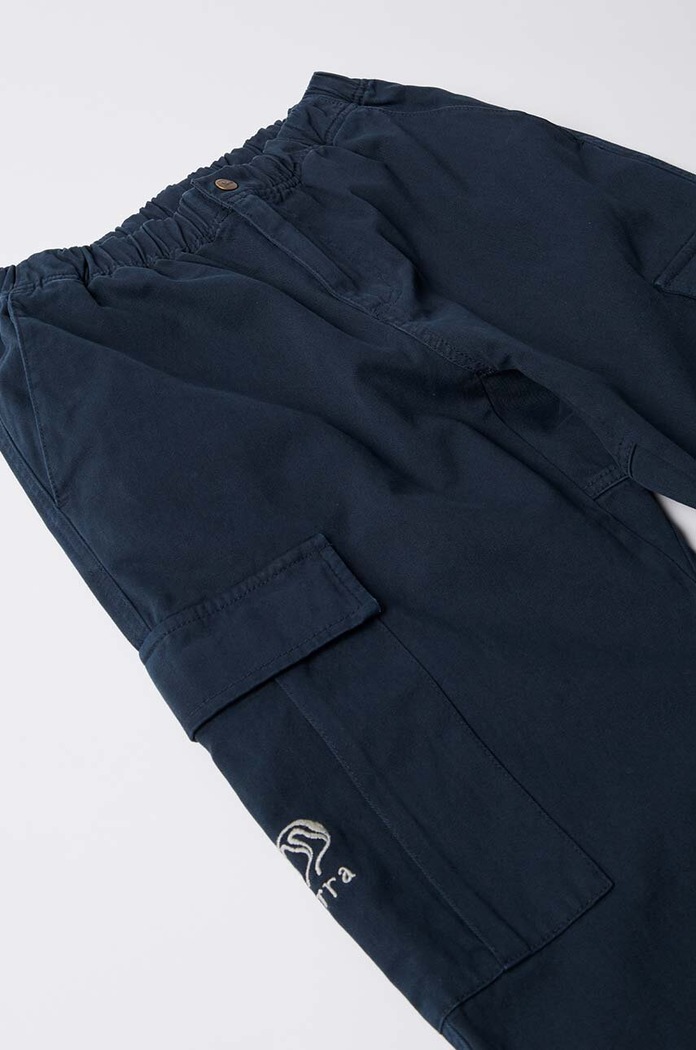 by Parra cotton trousers Alien Pants navy 52150