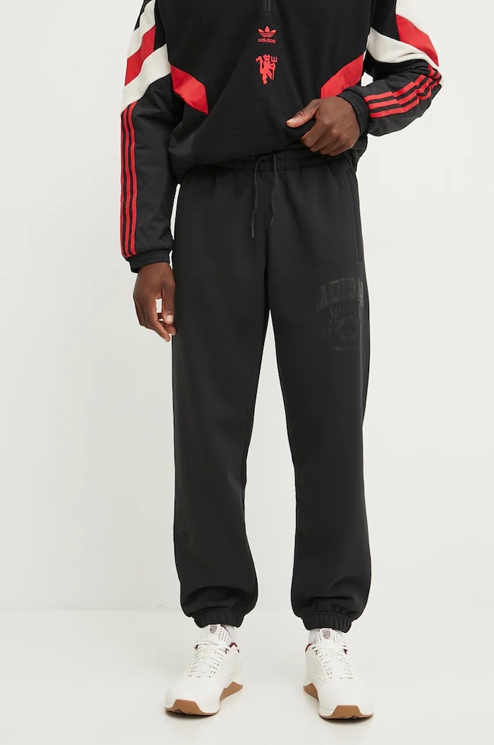 Tepláky adidas Originals pletenina čierna IZ2565