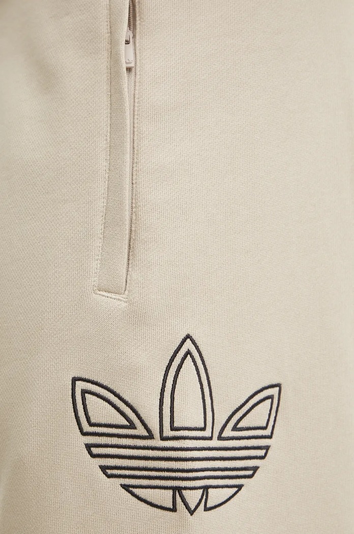 Tepláky adidas Originals béžová JJ1509
