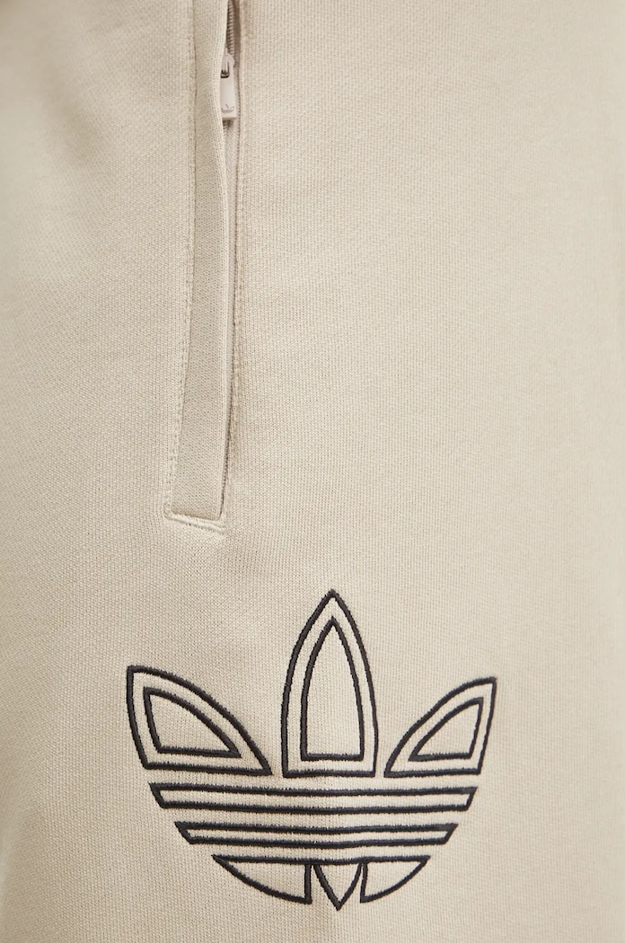 Tepláky adidas Originals béžová JJ1509