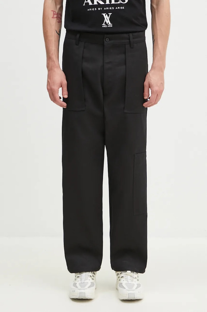 A-COLD-WALL* pantaloni in cotone Console cotone nero ACWMB302