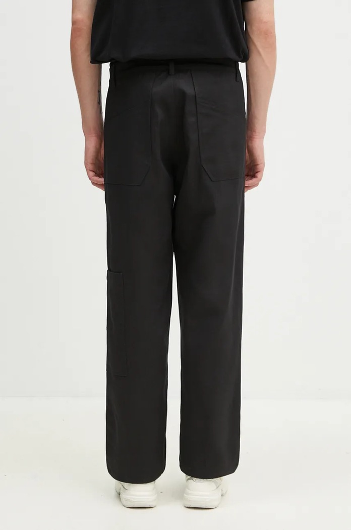 Abbigliamento A-COLD-WALL* pantaloni in cotone Console ACWMB302 nero