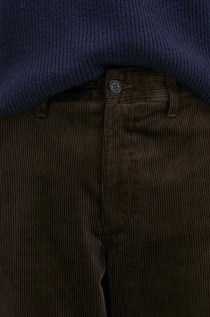 Norse Projects corduroy trousers Aros Regular Wide Wale Corduroy Chino brown N25.0407.2022