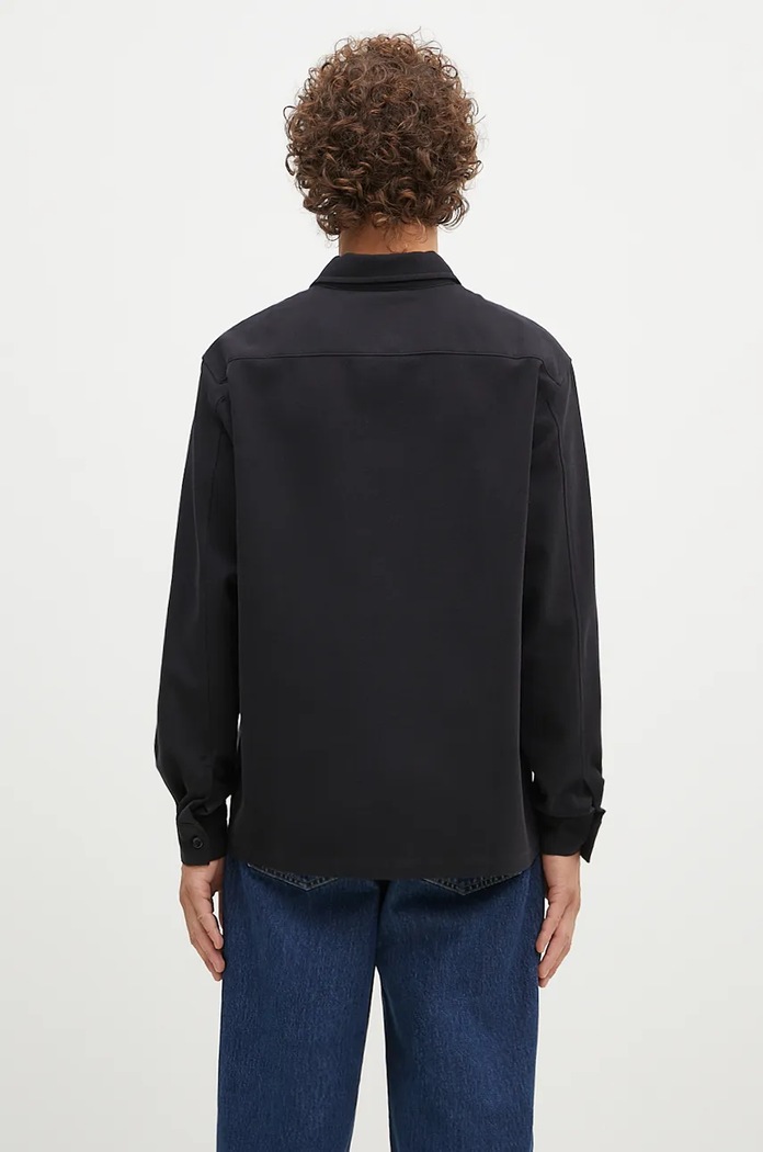 Îmbrăcăminte Norse Projects Cămașă din lână Carsten Cotton Wool LS Shirt N40.0806.9999 negru