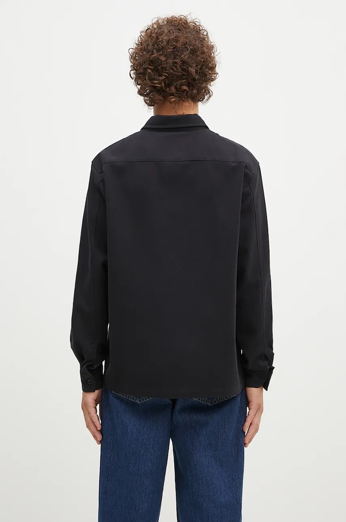 Îmbrăcăminte Norse Projects Cămașă din lână Carsten Cotton Wool LS Shirt N40.0806.9999 negru