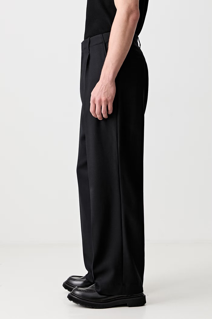 Vlnené nohavice Our Legacy Borrowed Chino M421BBPW čierna AW24