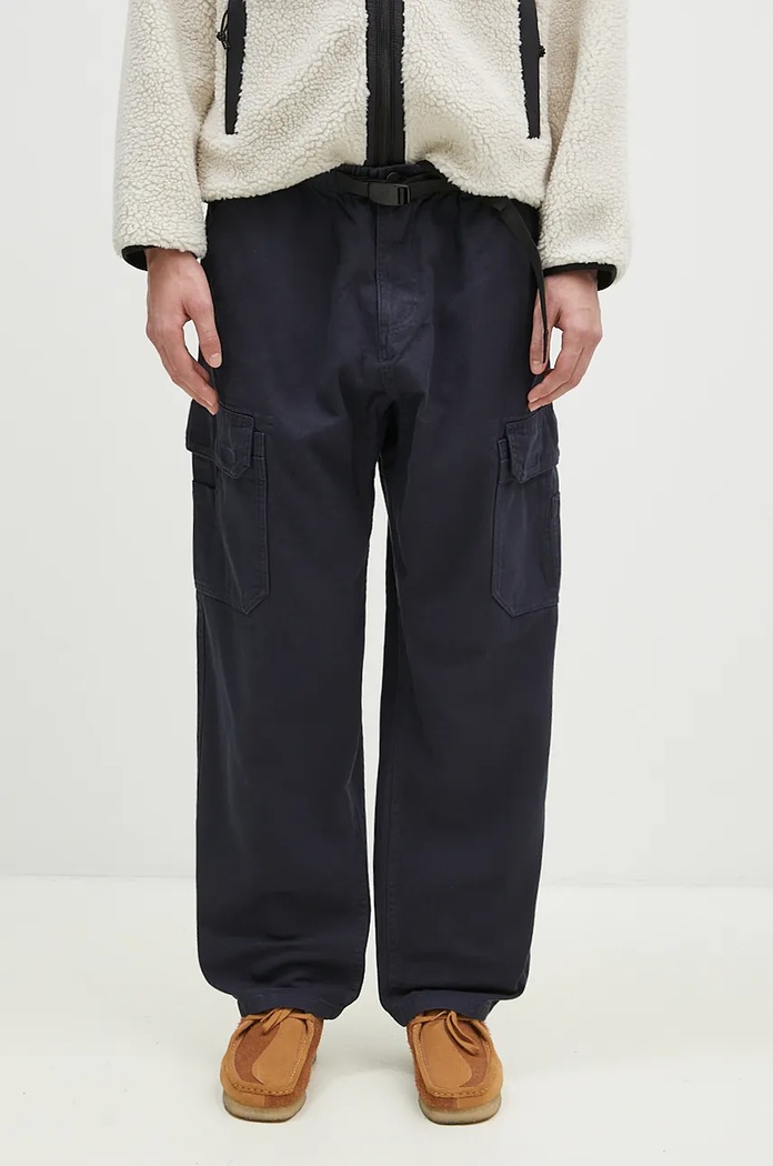 Bombažne hlače Gramicci Summit Cargo Pant Bombaž mornarsko modra G4FM.P008