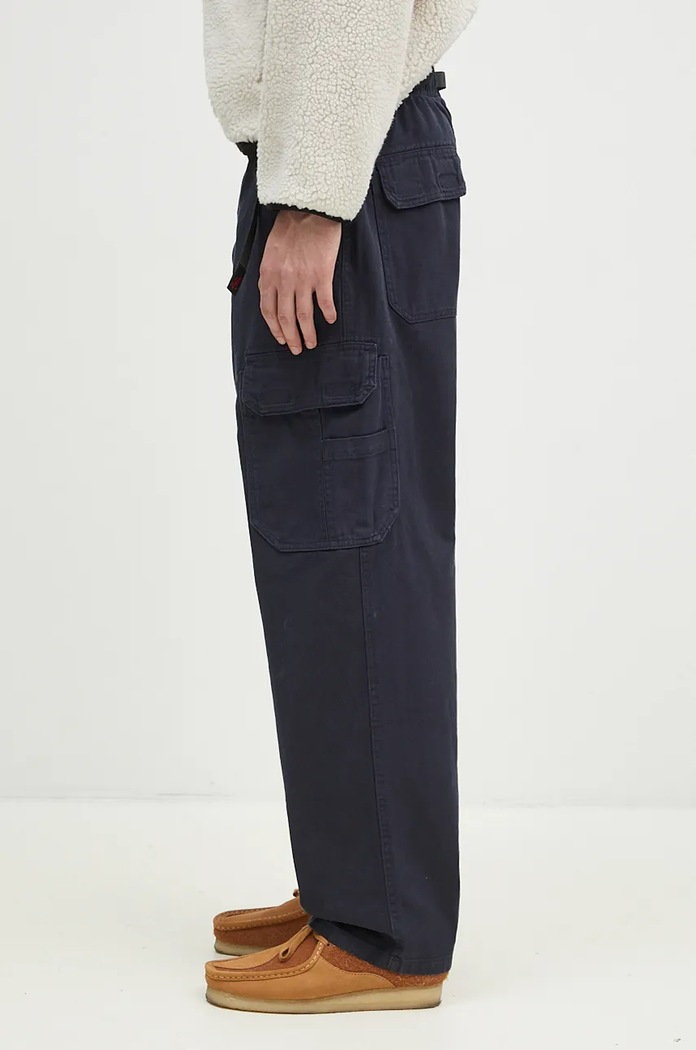 Bombažne hlače Gramicci Summit Cargo Pant G4FM.P008 mornarsko modra AW24