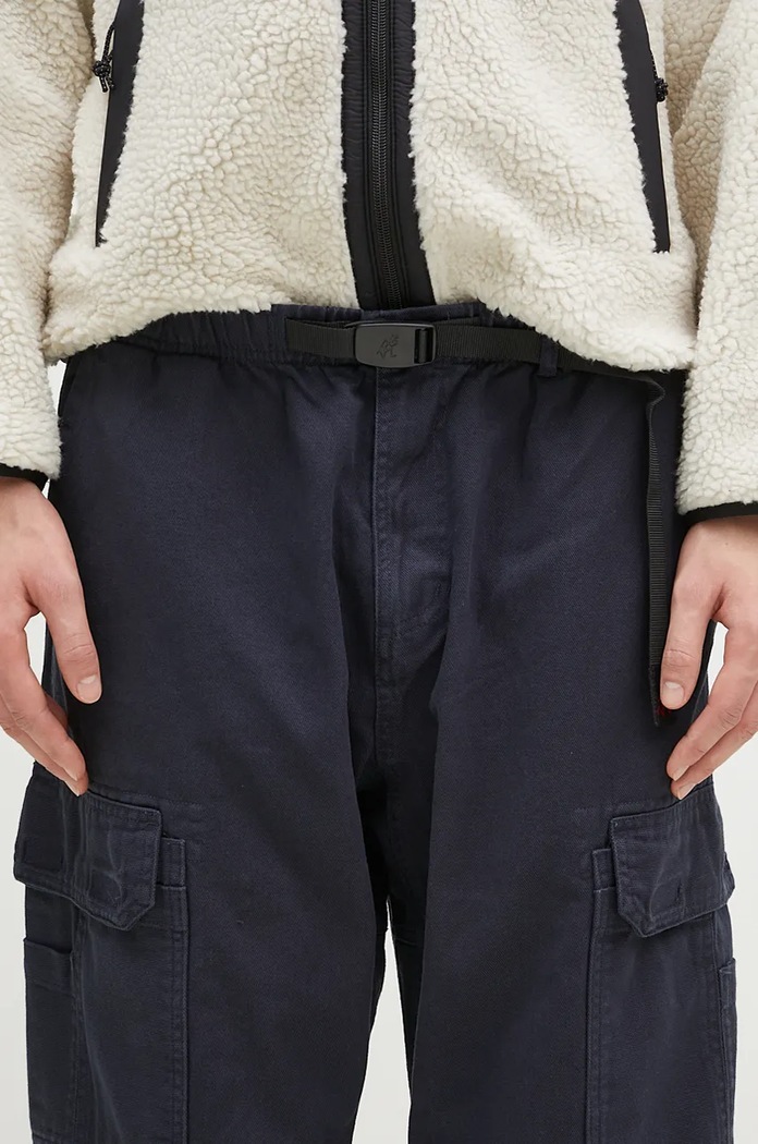 Bombažne hlače Gramicci Summit Cargo Pant mornarsko modra G4FM.P008