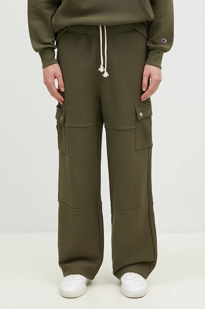 Спортивные штаны Champion Cargo Pants трикотаж зелёный 220710