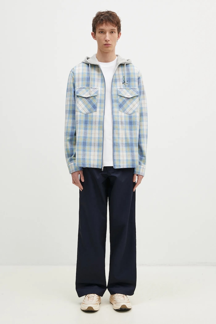 Champion pantaloni Straight Hem Pants 220715 blu navy