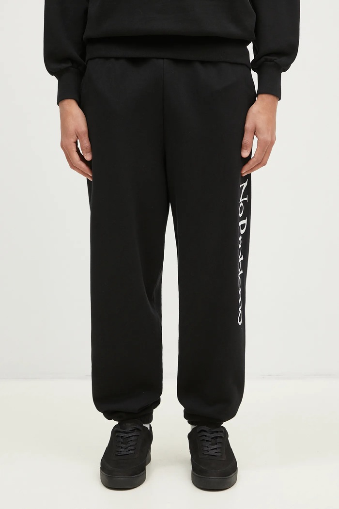 No Problemo cotton joggers Sweatpant jersey black NP30002.02