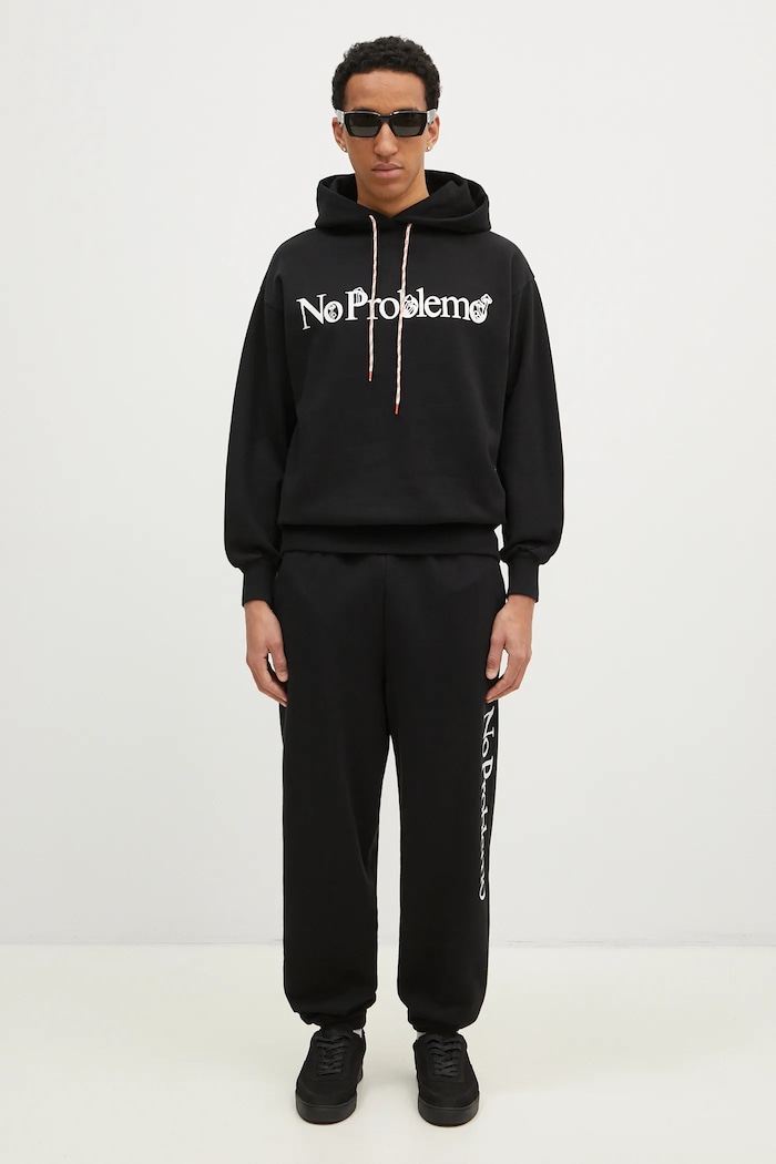 No Problemo cotton joggers Sweatpant black NP30002.02