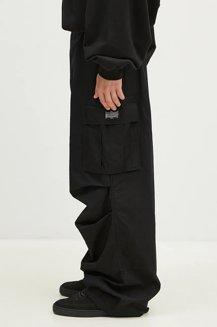 032C cotton trousers ''Overtime'' Cargo Pants F24.URW.1001.000 black AW24