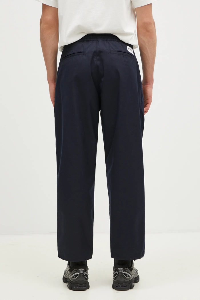 Odjeća Hlače NEIGHBORHOOD Baggysilhouette Easy Pants 242AQNH.PTM01 mornarsko plava