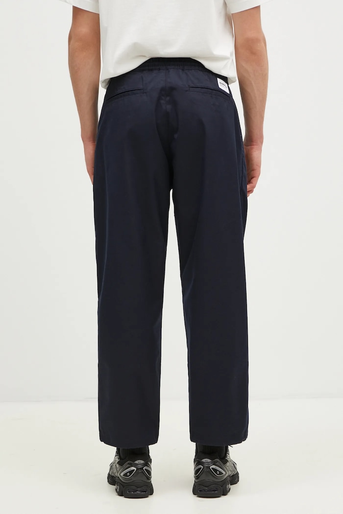Odjeća Hlače NEIGHBORHOOD Baggysilhouette Easy Pants 242AQNH.PTM01 mornarsko plava