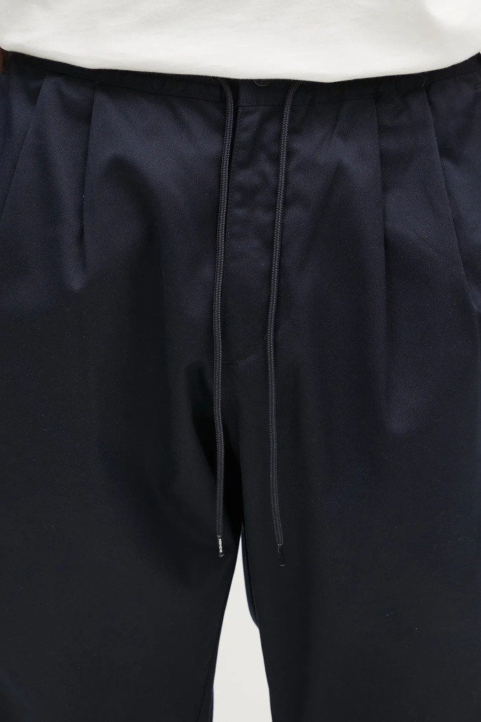 Hlače NEIGHBORHOOD Baggysilhouette Easy Pants mornarsko plava 242AQNH.PTM01