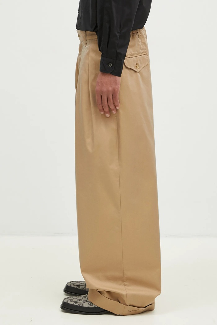 Παντελόνι Engineered Garments Oxford Pant 24F1F031.ZT146 μπεζ AW24