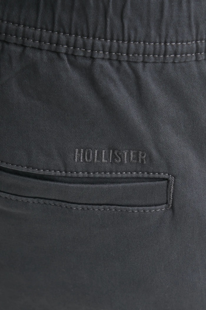 Kalhoty Hollister Co. šedá KI330.4140.110