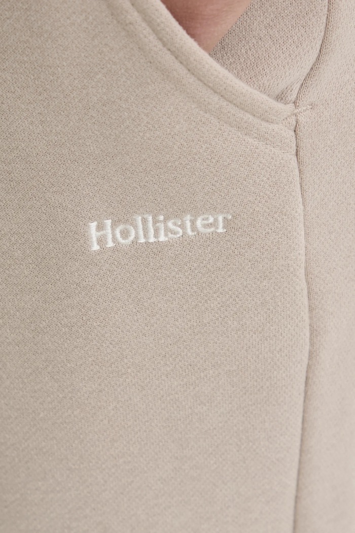 Hollister Co. spodnie dresowe beżowy KI334.4131.410