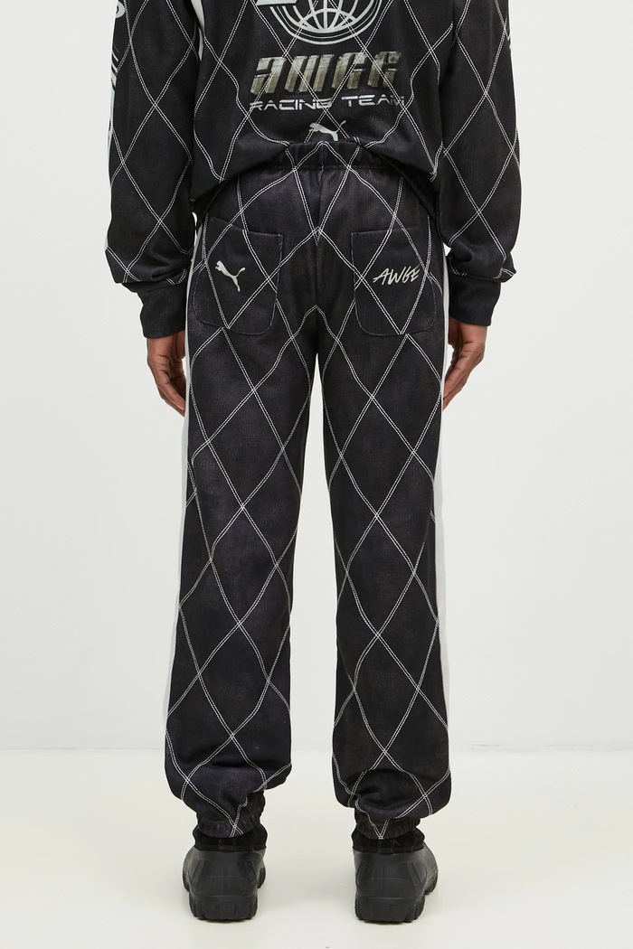 Спортен панталон Puma Puma x A$AP ROCKY Distressed Sweat Pant шарен черен 631124