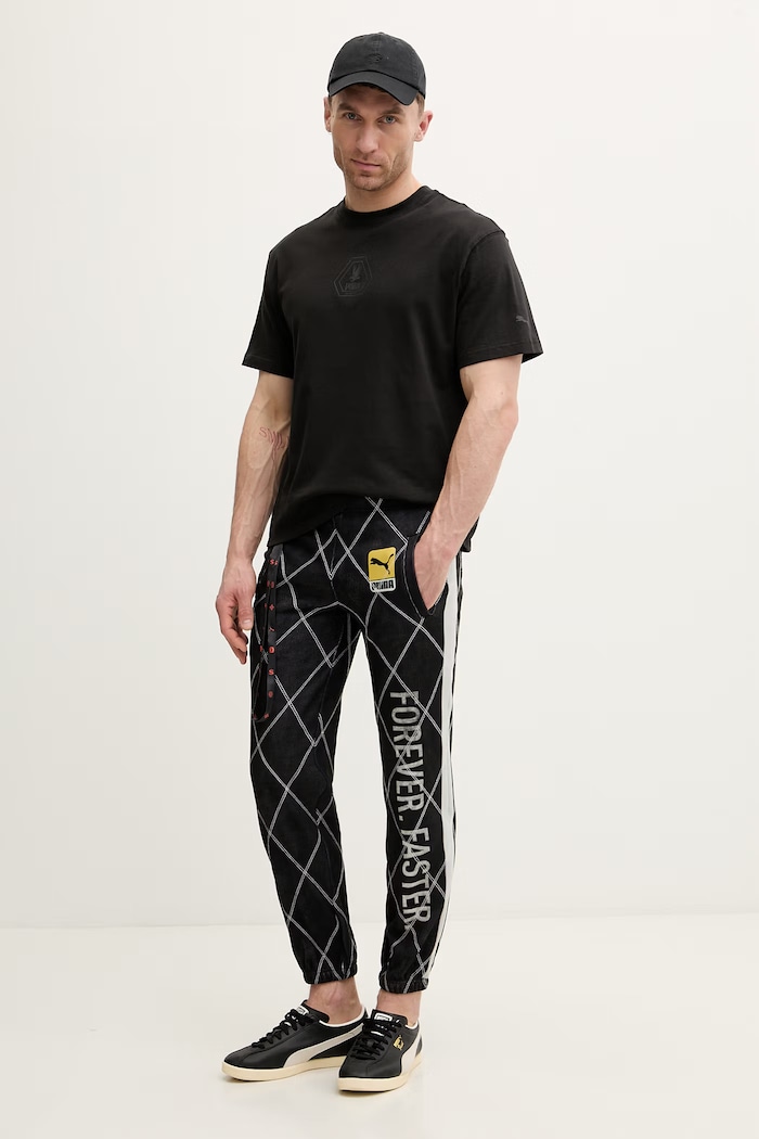 Tepláky Puma Puma x A$AP ROCKY Distressed Sweat Pant 631124 čierna AW24
