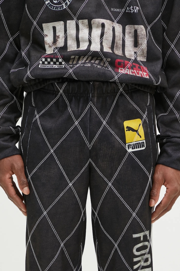 Спортен панталон Puma Puma x A$AP ROCKY Distressed Sweat Pant черен 631124