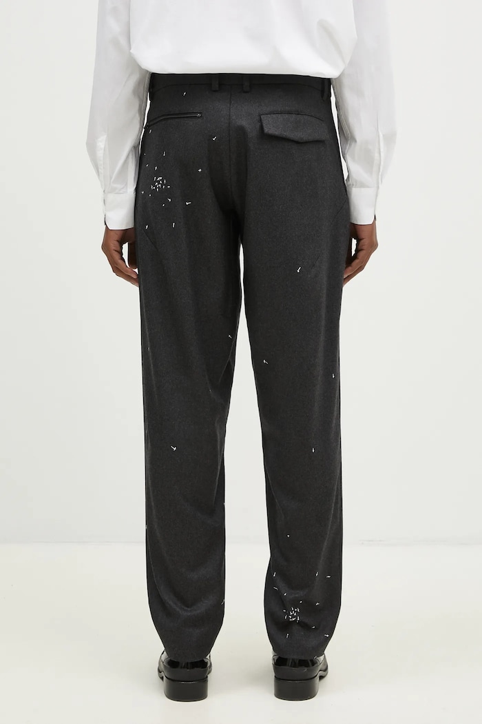 Clothing Undercover wool trousers UC2D4508 gray