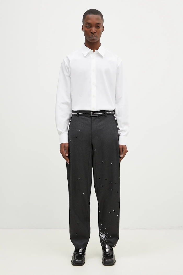 Undercover wool trousers gray UC2D4508