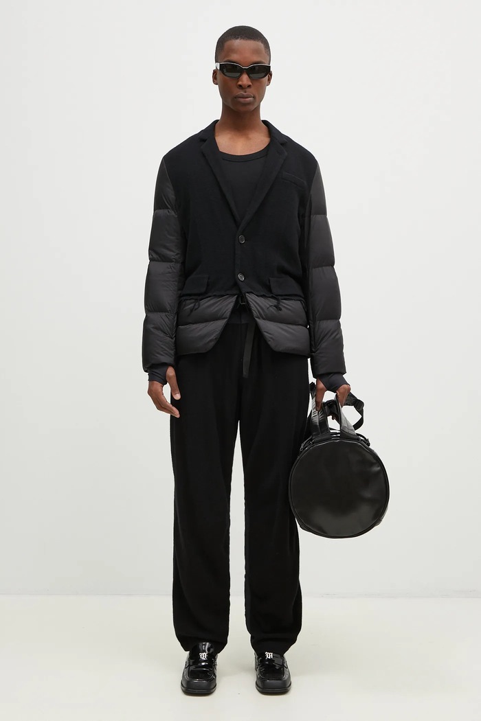 Undercover pantaloni in lana Pants UC2D4516.1 nero