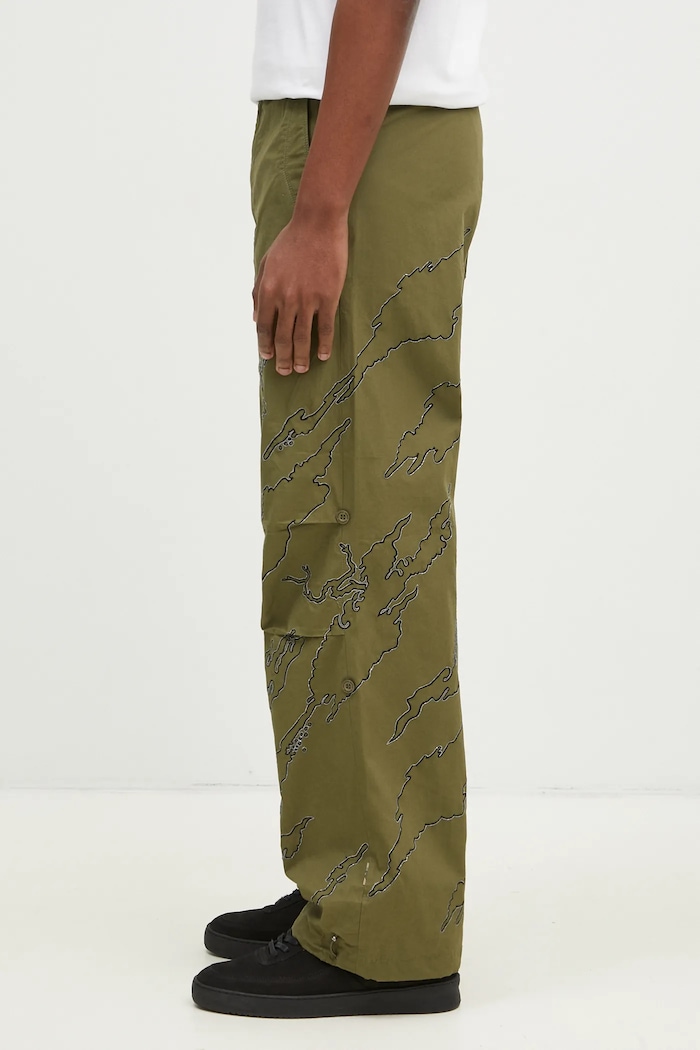 Βαμβακερό παντελόνι Maharishi Dpm: Sparse Bonsai Snopants 5340.OLIVE πράσινο AW24