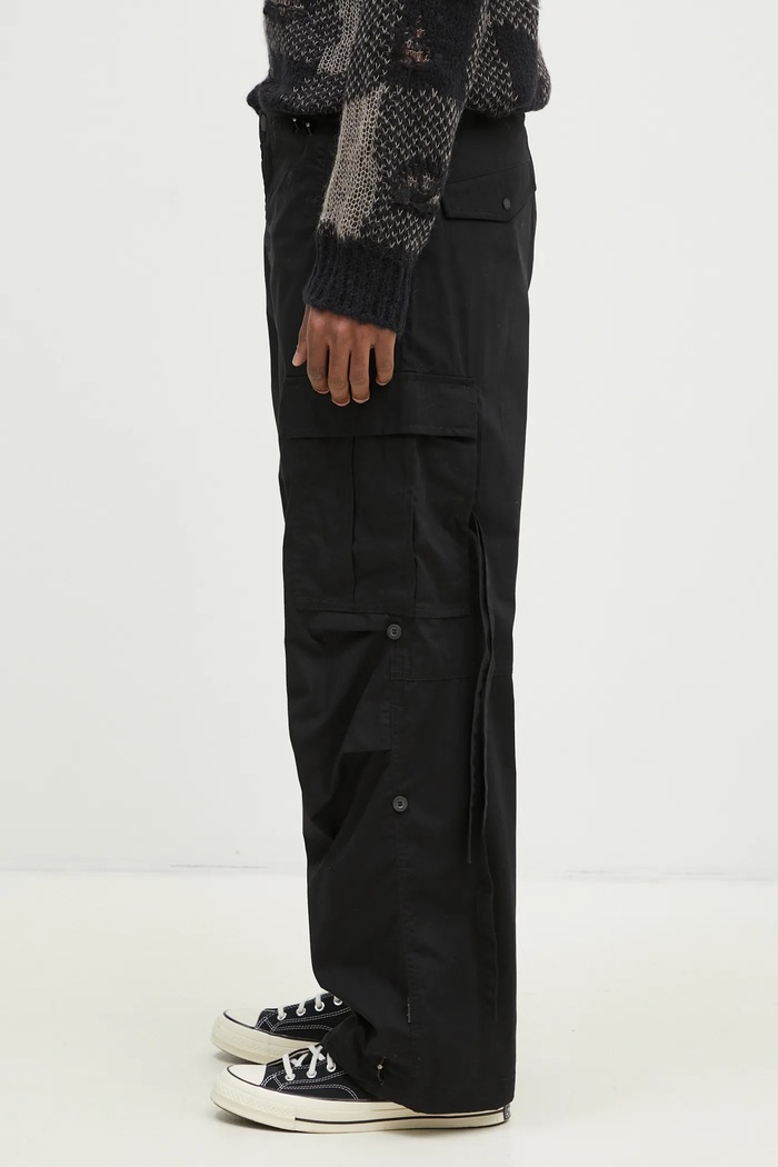 Maharishi Βαμβακερό παντελόνι Maharishi Original Cargo Snopants Loose 5300.BLACK μαύρο AW24