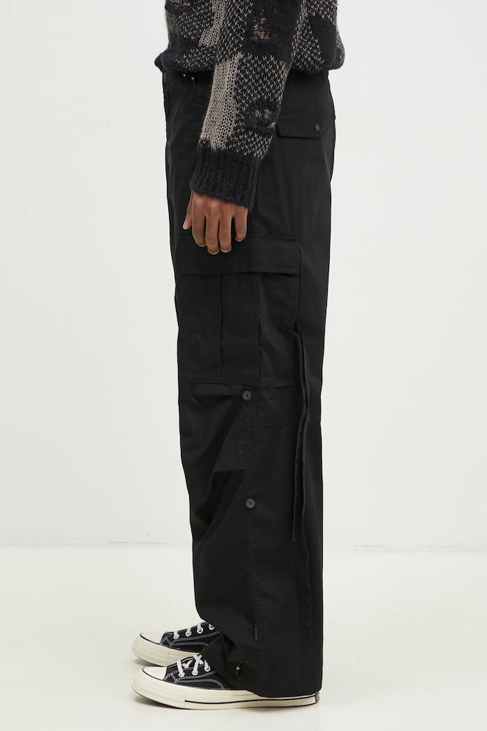 Maharishi Βαμβακερό παντελόνι Maharishi Original Cargo Snopants Loose 5300.BLACK μαύρο AW24