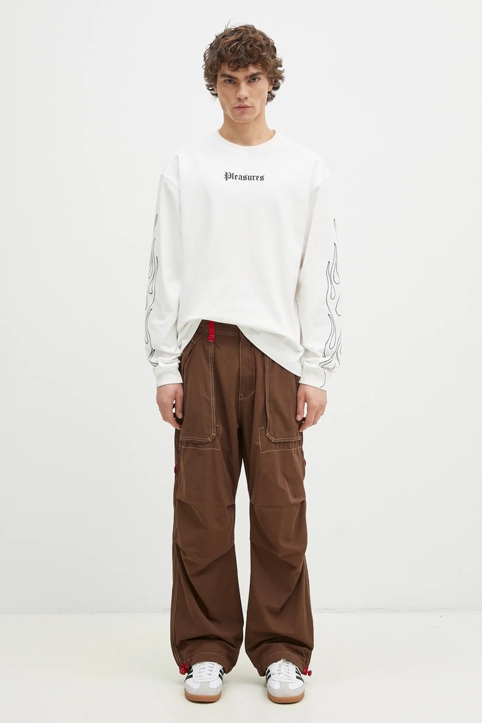 PLEASURES pantaloni Public Utility P24W011