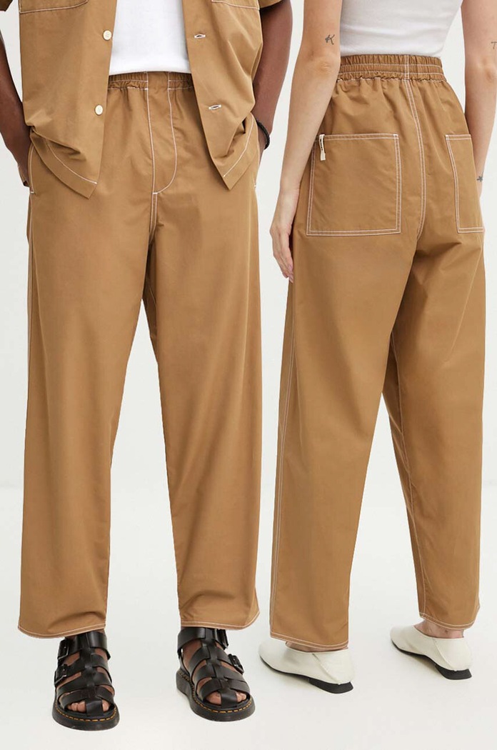 Sunnei pantaloni dritto beige RTWXBOT001