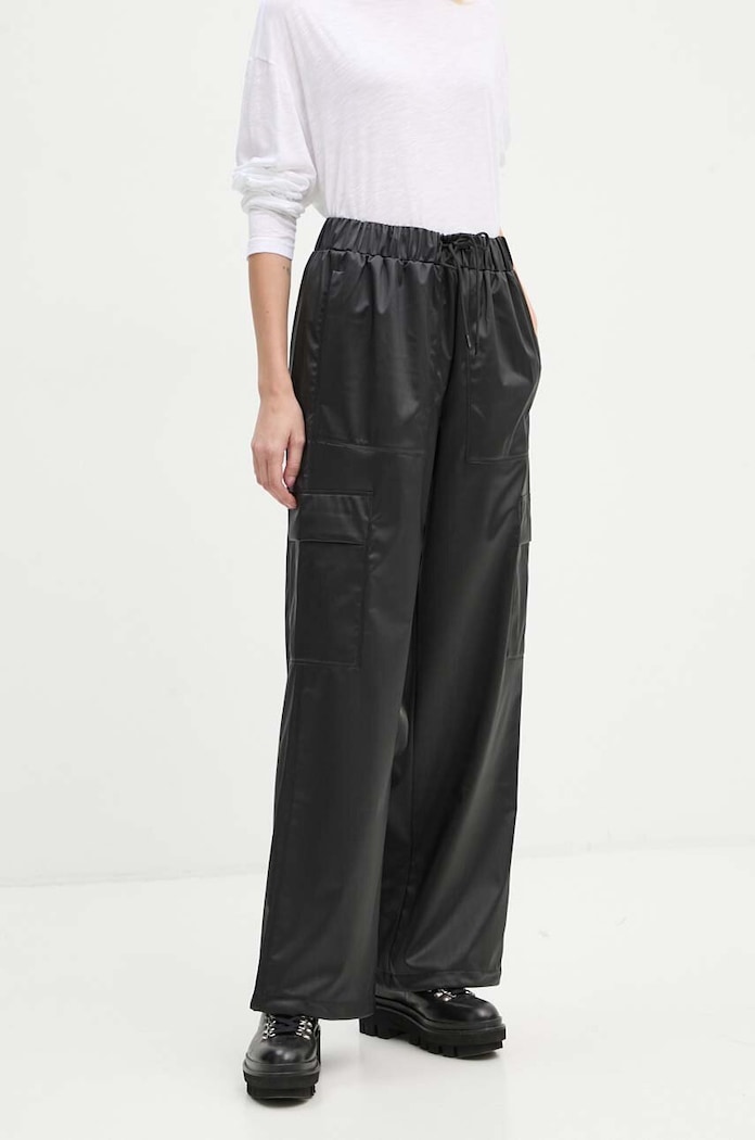 Odjeća Hlače Rains Cargo Rain Pants Wide W3 18990.84 crna